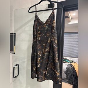 Miami Dark Floral Mini Dress